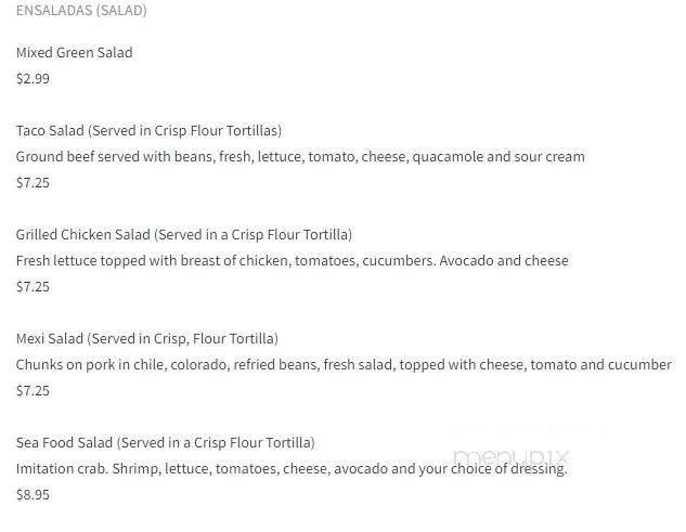 Adelita's Restaurant - Victorville, CA menu_pic