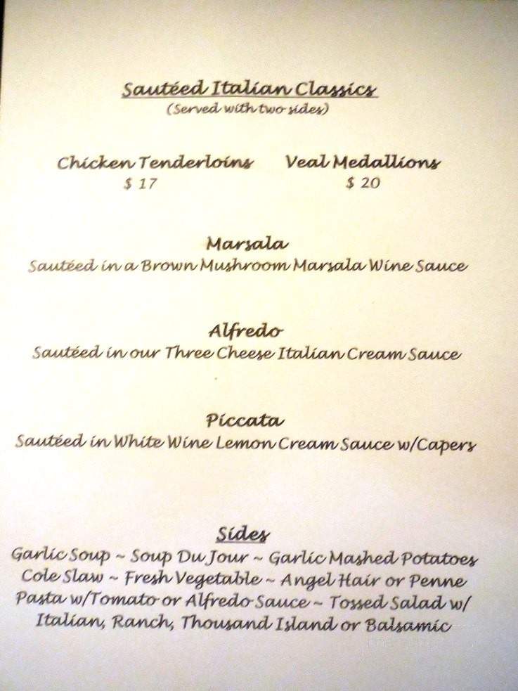 Alfredo's Restaurant - Fort Myers, FL menu_pic