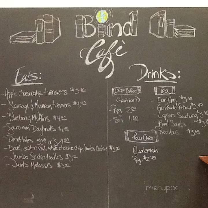 Bind Cafe - Kokomo, IN menu_pic