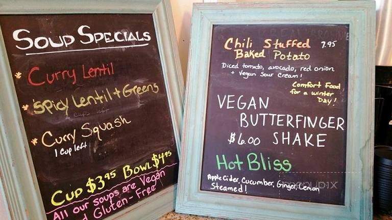 Bliss - Easthampton, MA menu_pic
