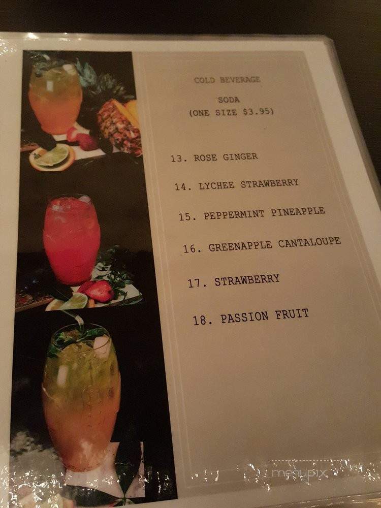 Bonjour Street Food And Drinks - Garden Grove, CA menu_pic