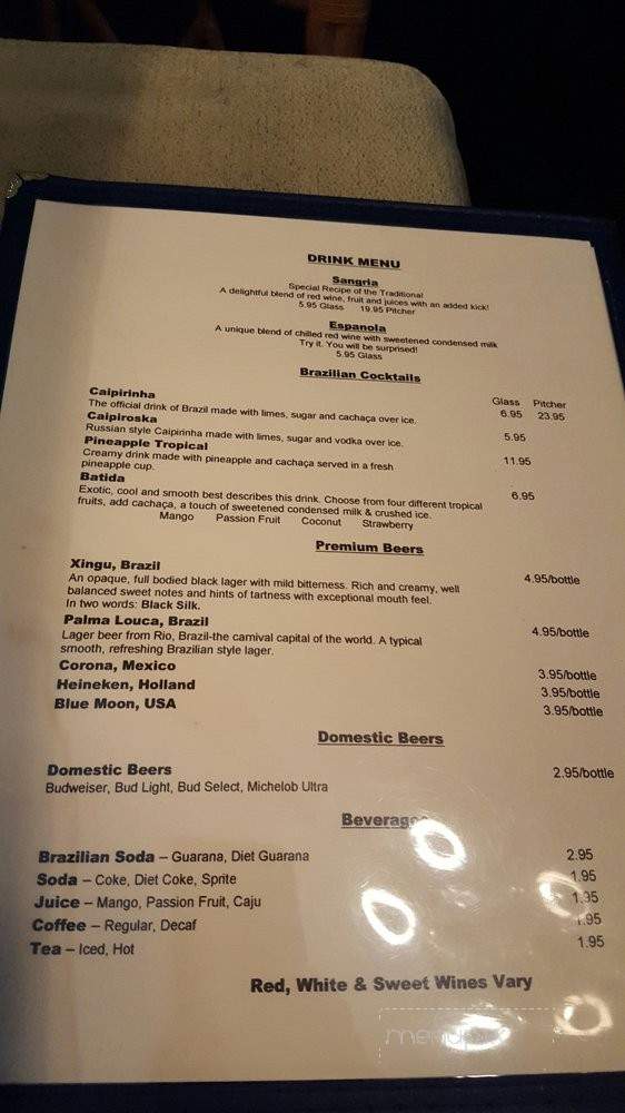 Brasilia - Saint Louis, MO menu_pic
