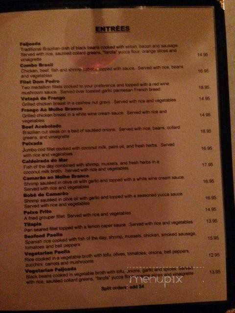 Brasilia - Saint Louis, MO menu_pic