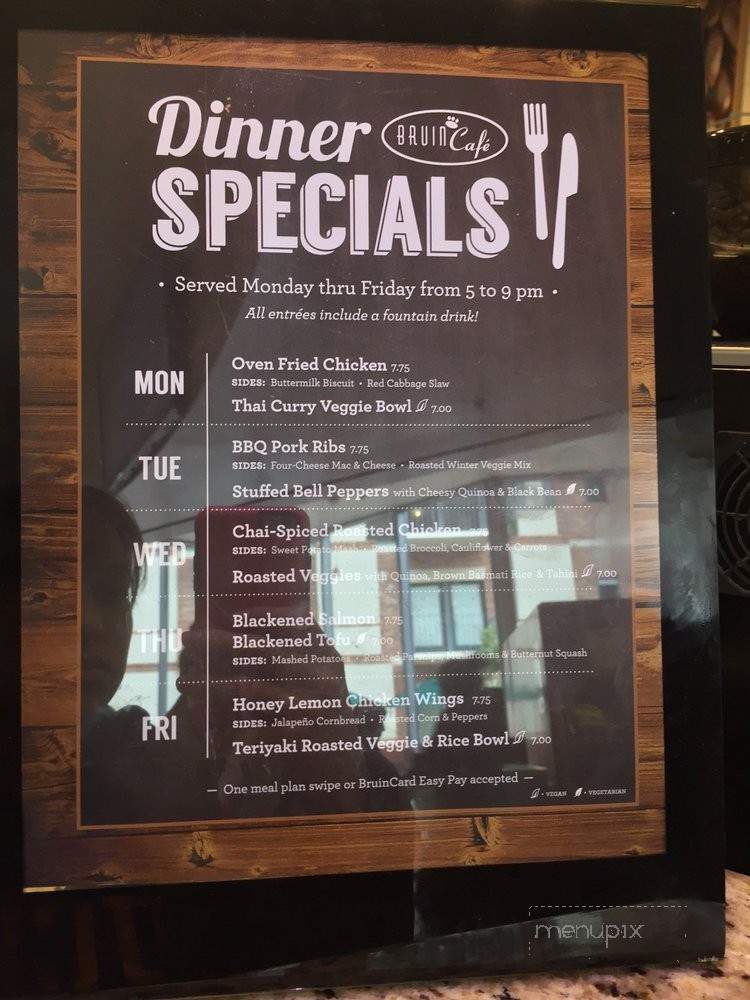 Bruin Cafe - Los Angeles, CA menu_pic