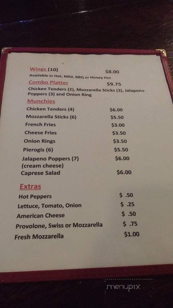 Bull Tavern - Croydon, PA menu_pic