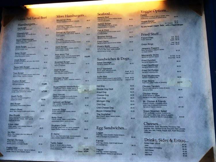Burger Barn - Jeffersonville, VT menu_pic