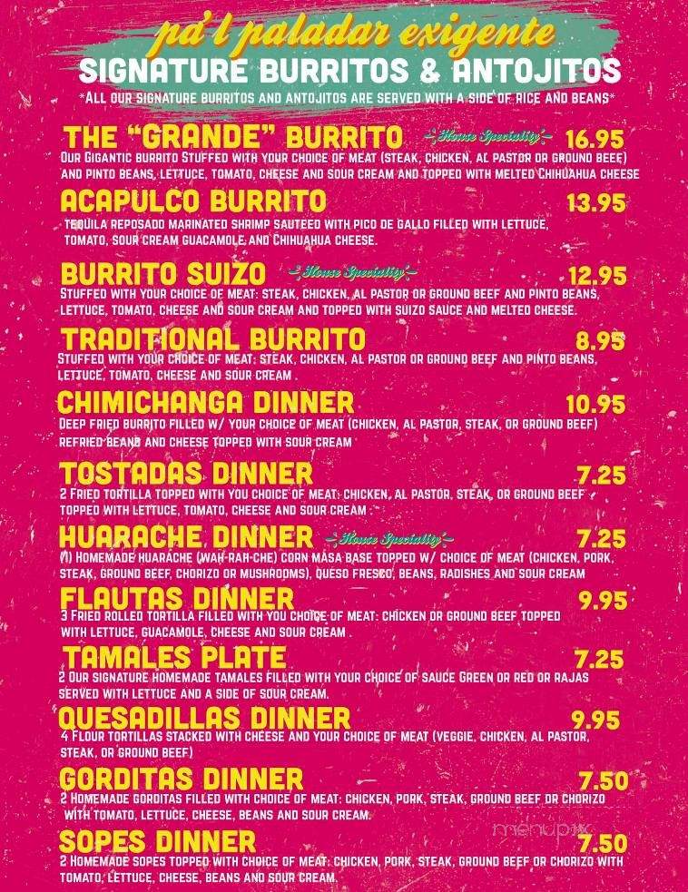 Casa Romanita's - Glendale Heights, IL menu_pic