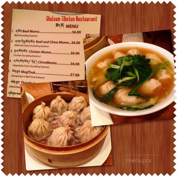 Cholsum Tibetan Restaurant - Jackson Heights, NY menu_pic