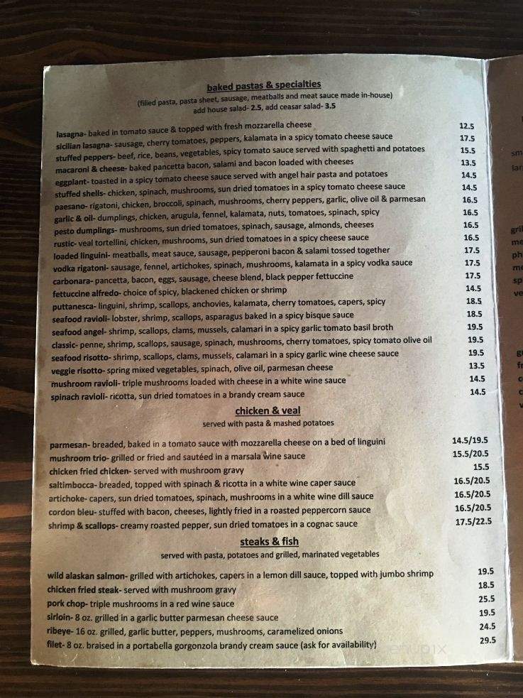 Deno's Kitchen & Spirits - Rowlett, TX menu_pic