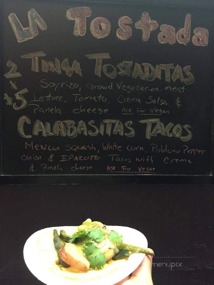 D La Tostada - Los Angeles, CA menu_pic