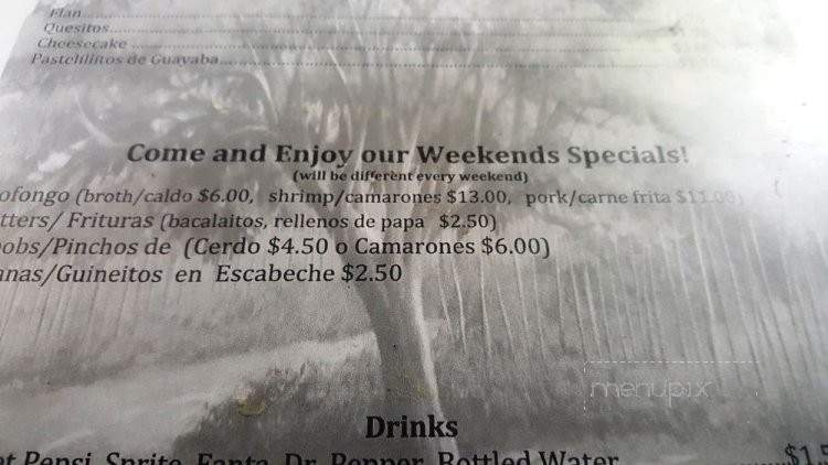 El Flamboyan - Wylie, TX menu_pic