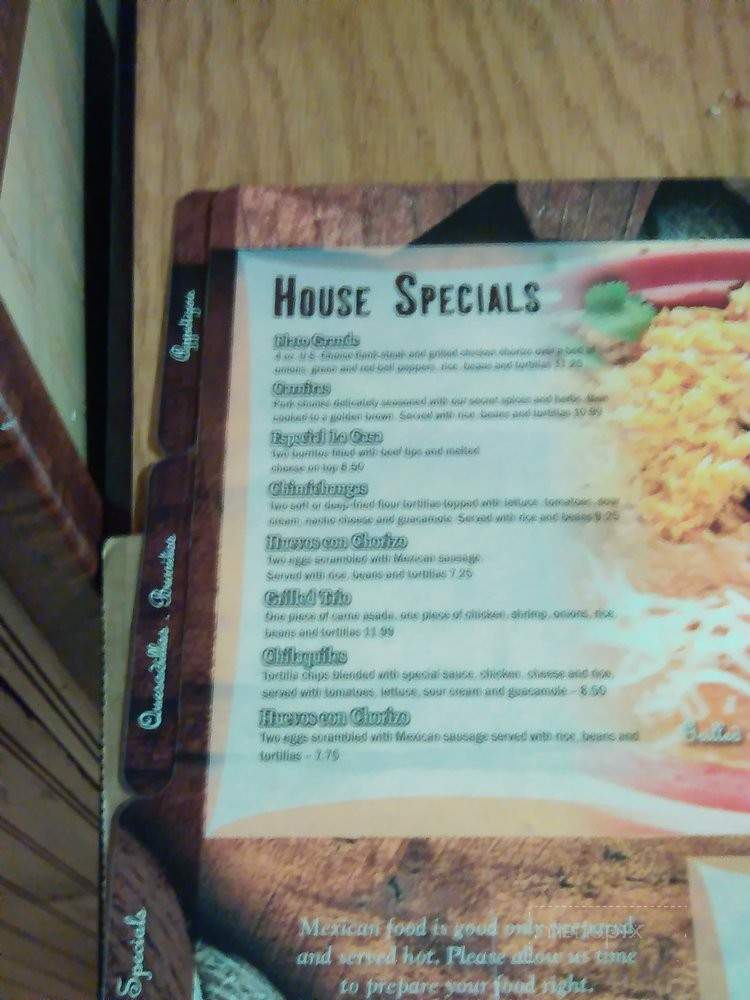 El Maguey - Front Royal, VA menu_pic