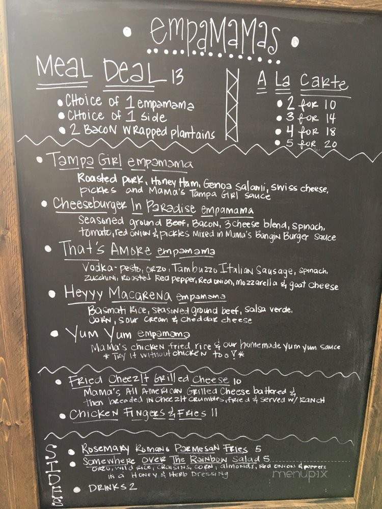 Empamamas - Tampa, FL menu_pic