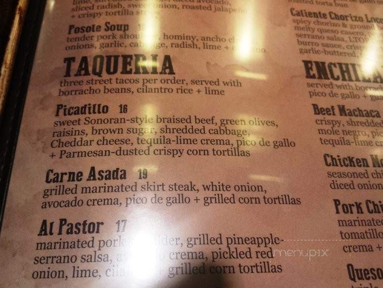 Guy Fieri's El Burro Borracho - Las Vegas, NV menu_pic