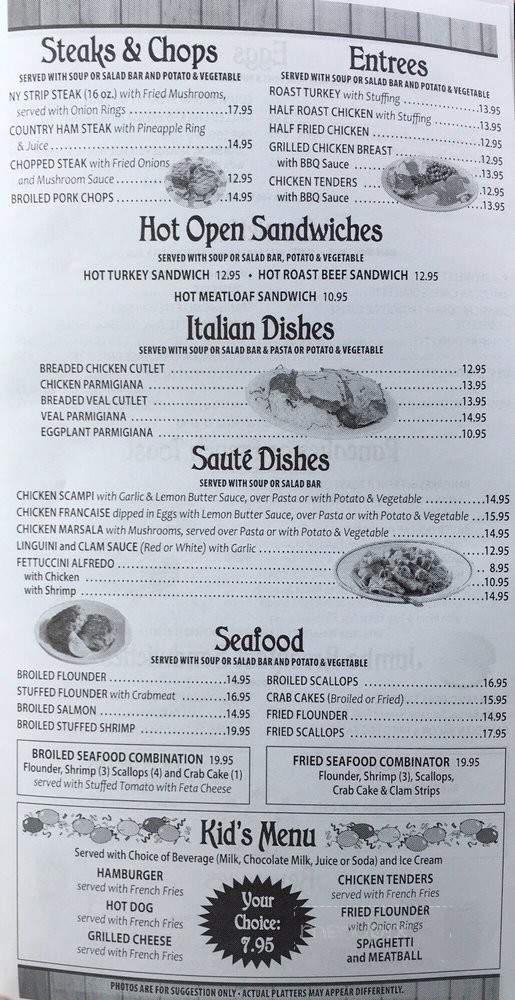 Home Place Restaurant - Bensalem, PA menu_pic