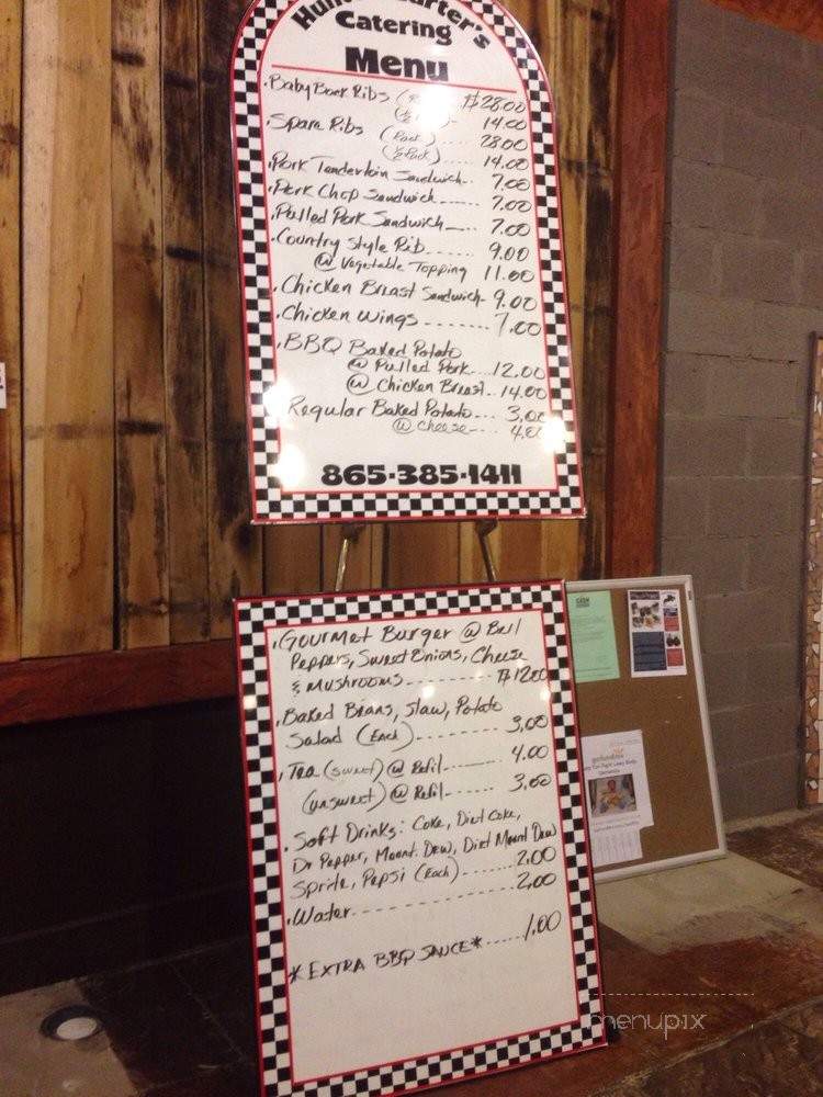 Hunter's - Lenoir City, TN menu_pic