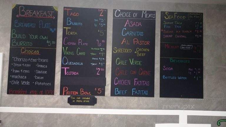 Jimenez Taco Shop - Kingsburg, CA menu_pic