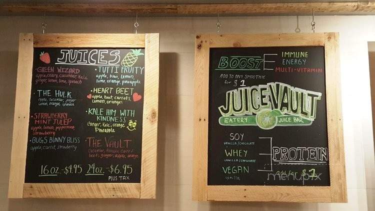 Juice Vault - Fallbrook, CA menu_pic