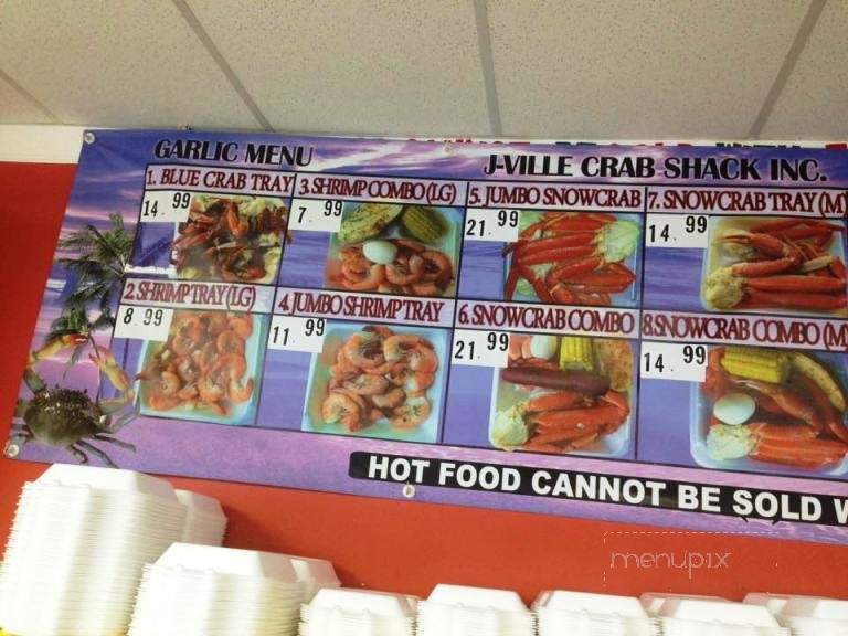J-Ville Crab Shack - Jacksonville, FL menu_pic