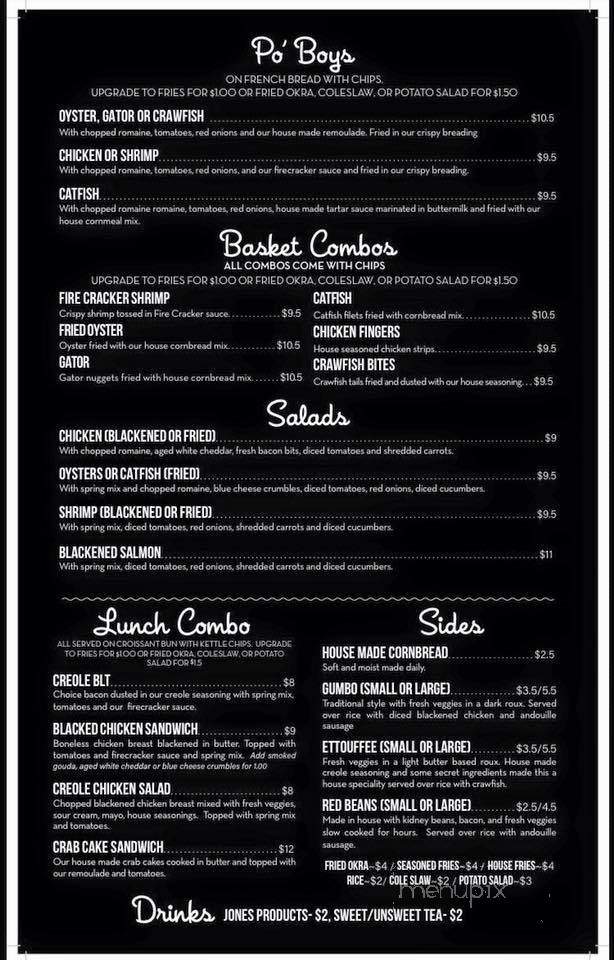 Kraken Killer Seafood - Fayetteville, AR menu_pic