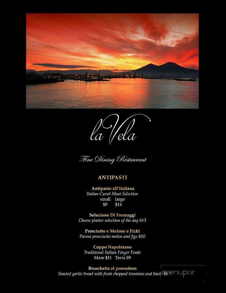 La Vela - Melbourne, FL menu_pic