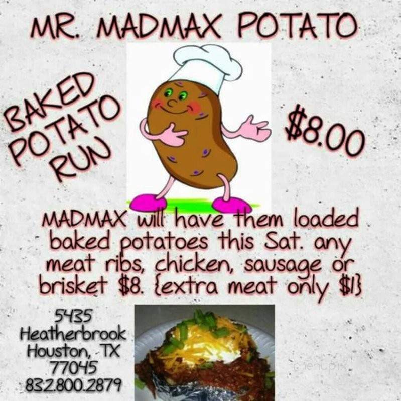 /26998378/Madmax-BBQ-Menu-Houston-TX - Houston, TX