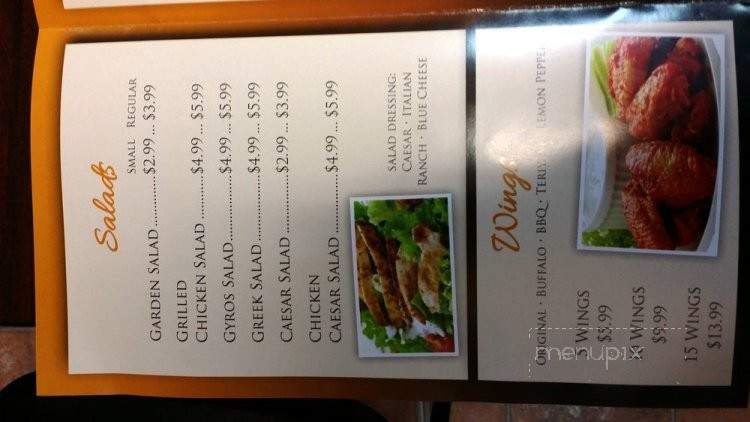 Milano Pizza - Irving, TX menu_pic