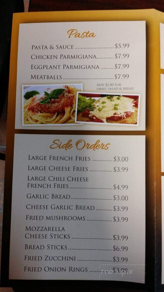 Milano Pizza - Irving, TX menu_pic