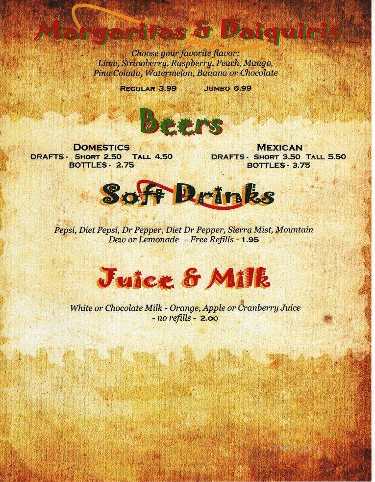 Mi Ranchito Bar and Grill - Pekin, IL menu_pic