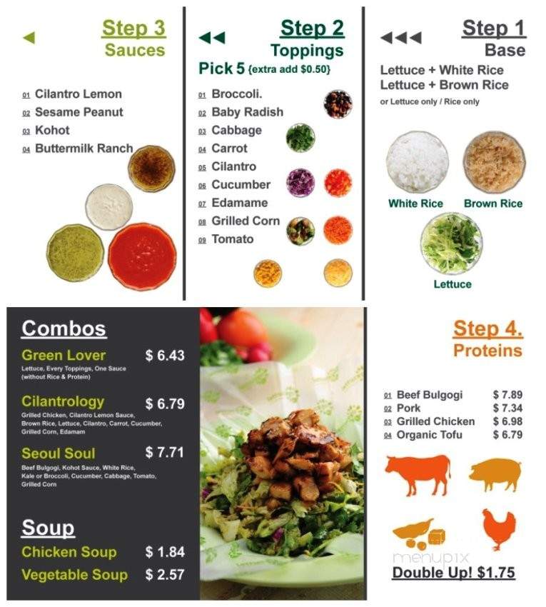 Mixabowl - Los Angeles, CA menu_pic