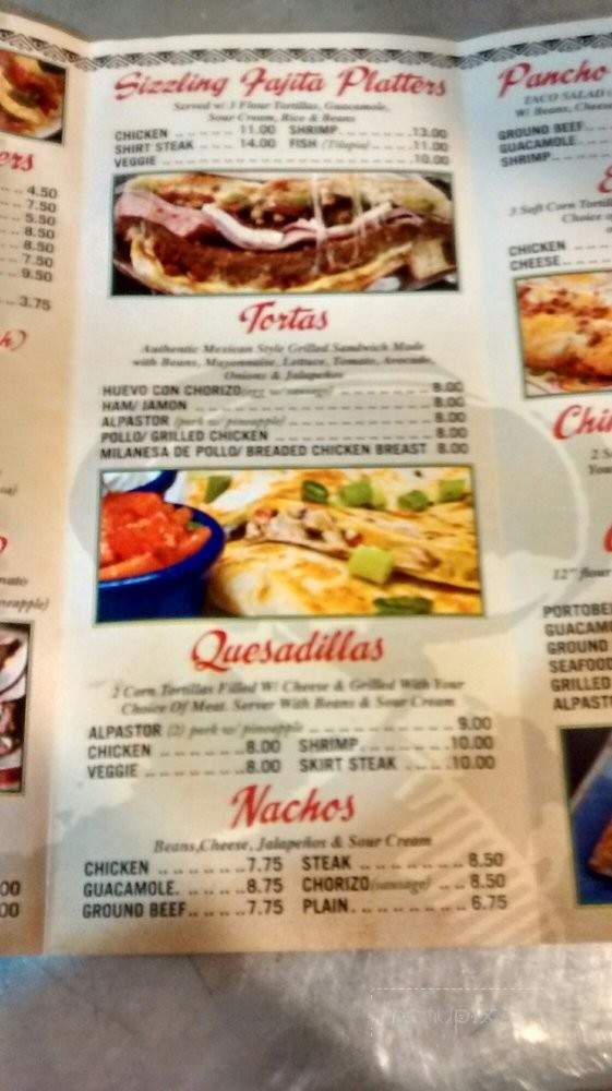 Pancho Villa Taqueria - Philadelphia, PA menu_pic