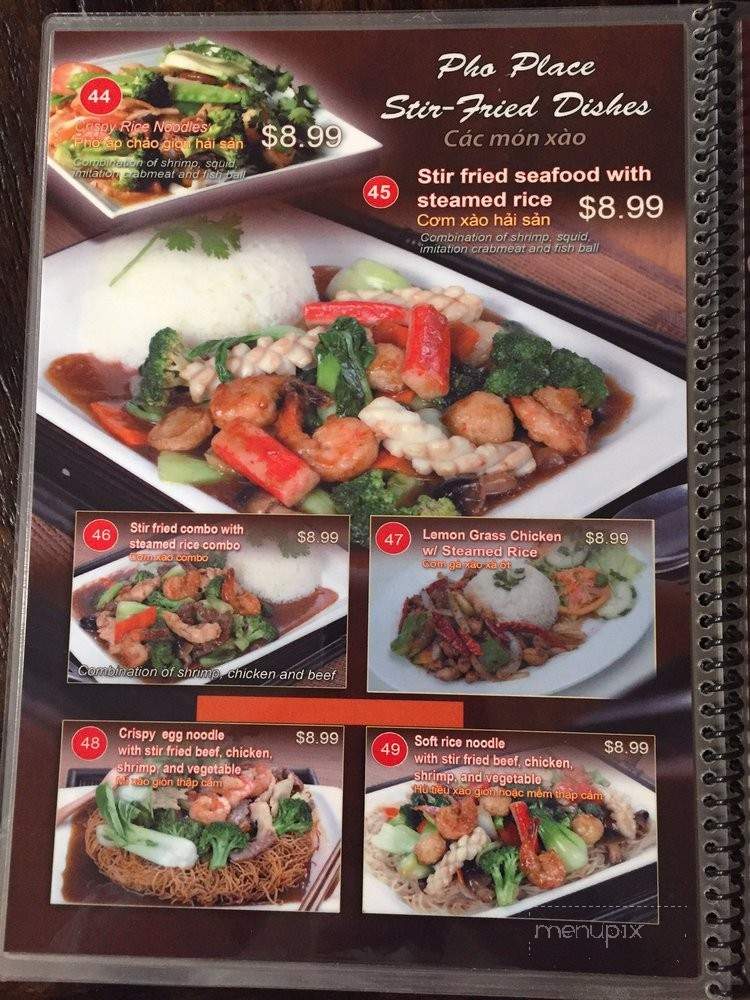 Pho Place - Ontario, CA menu_pic