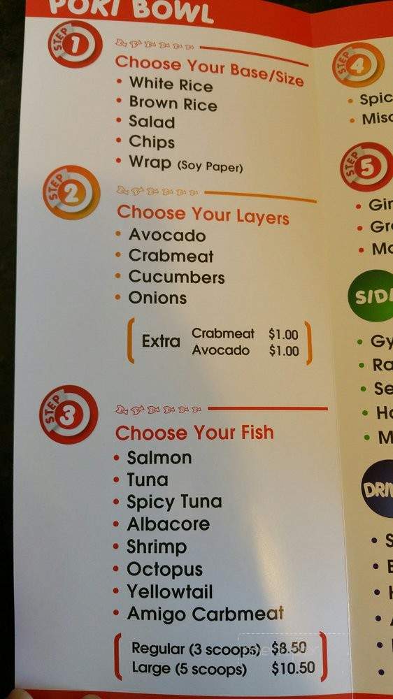 Poki Ya - Orange, CA menu_pic