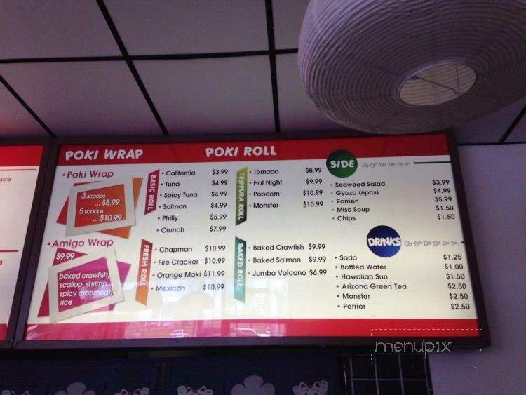 Poki Ya - Orange, CA menu_pic