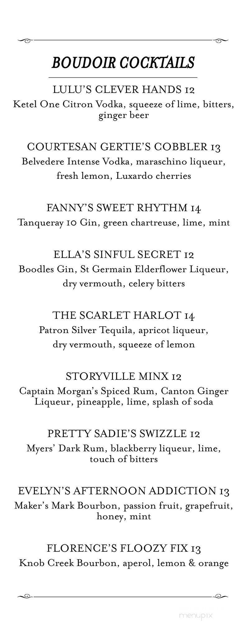 Public Belt - New Orleans, LA menu_pic