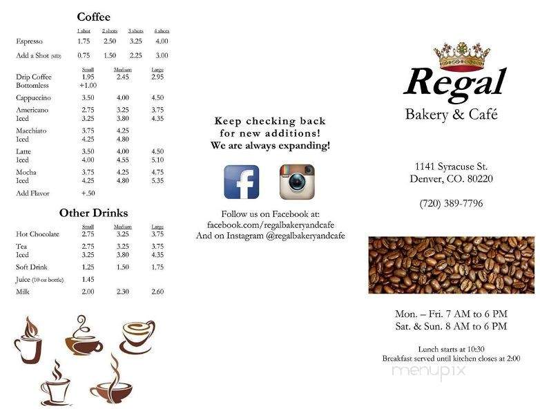 /27052348/Regal-Bakery-and-Cafe-Denver-CO - Denver, CO
