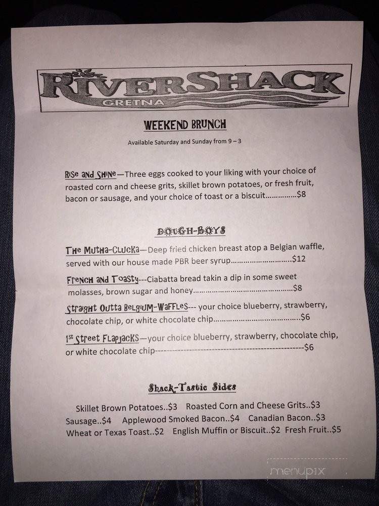 River Shack Tavern Gretna - Gretna, LA menu_pic