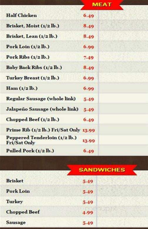 Rudy's Kitchen - Frisco, TX menu_pic