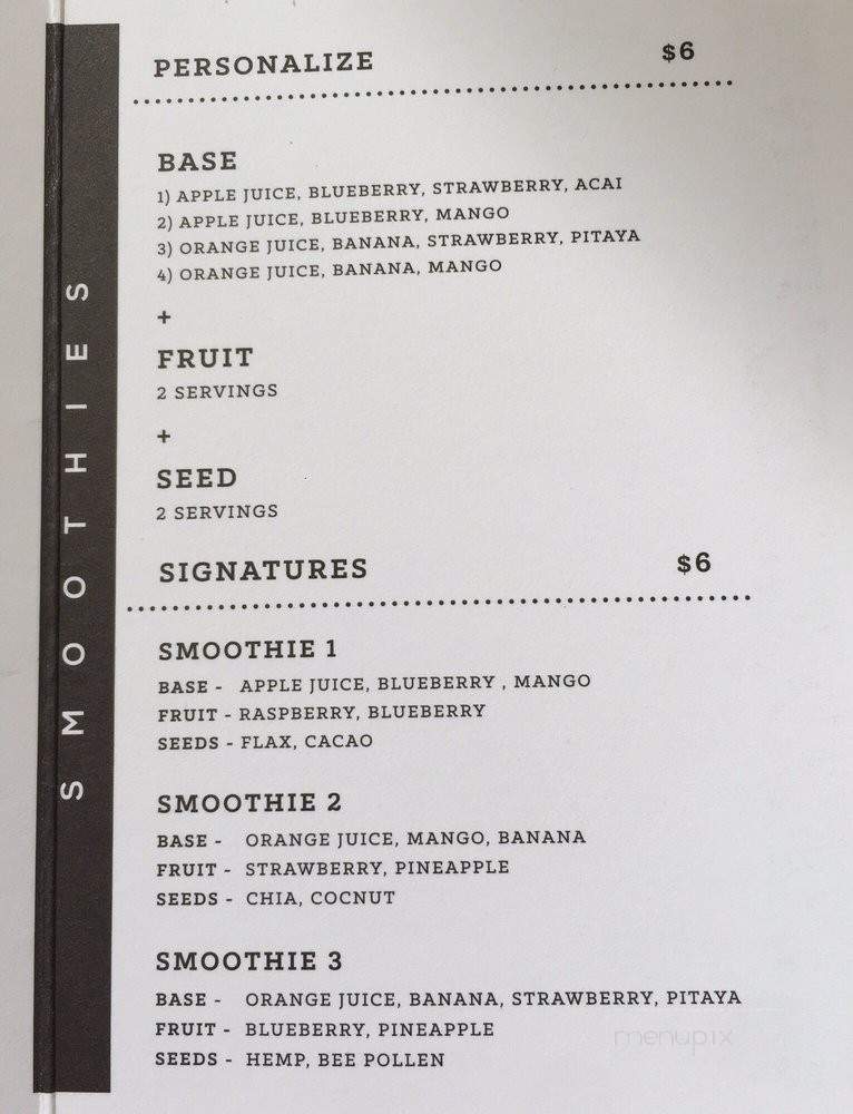 Seeds - San Luis Obispo, CA menu_pic