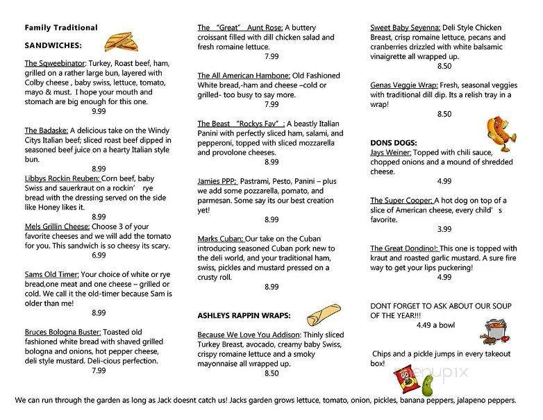 Skube Snacks and Deli - Pataskala, OH menu_pic