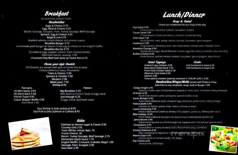 Soul Kuisine Cafe - Baltimore, MD menu_pic