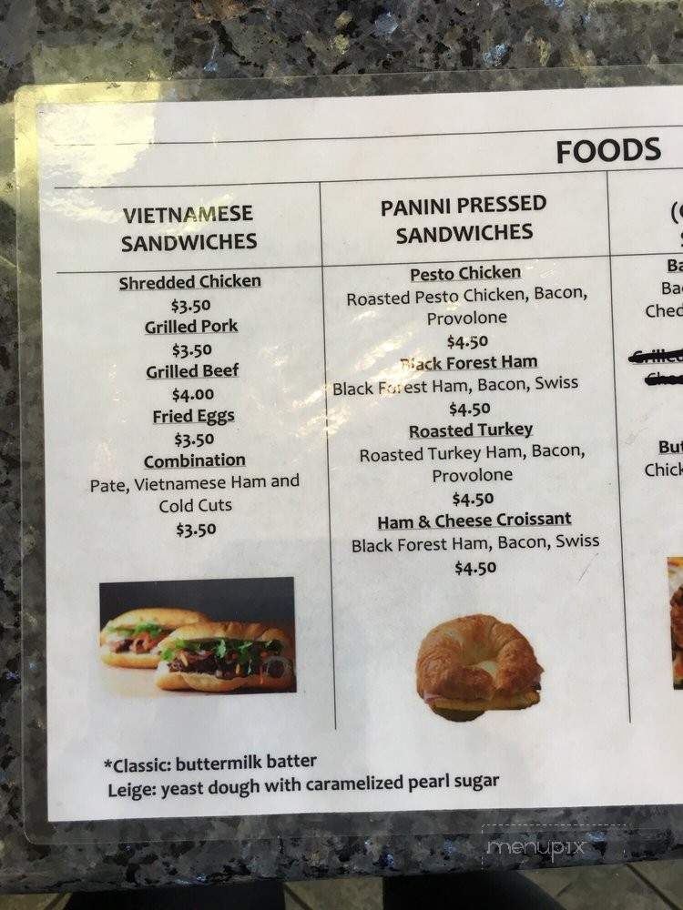 Sweetea Cafe - Costa Mesa, CA menu_pic
