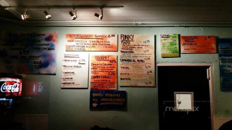Tacos Mariachi - Dallas, TX menu_pic