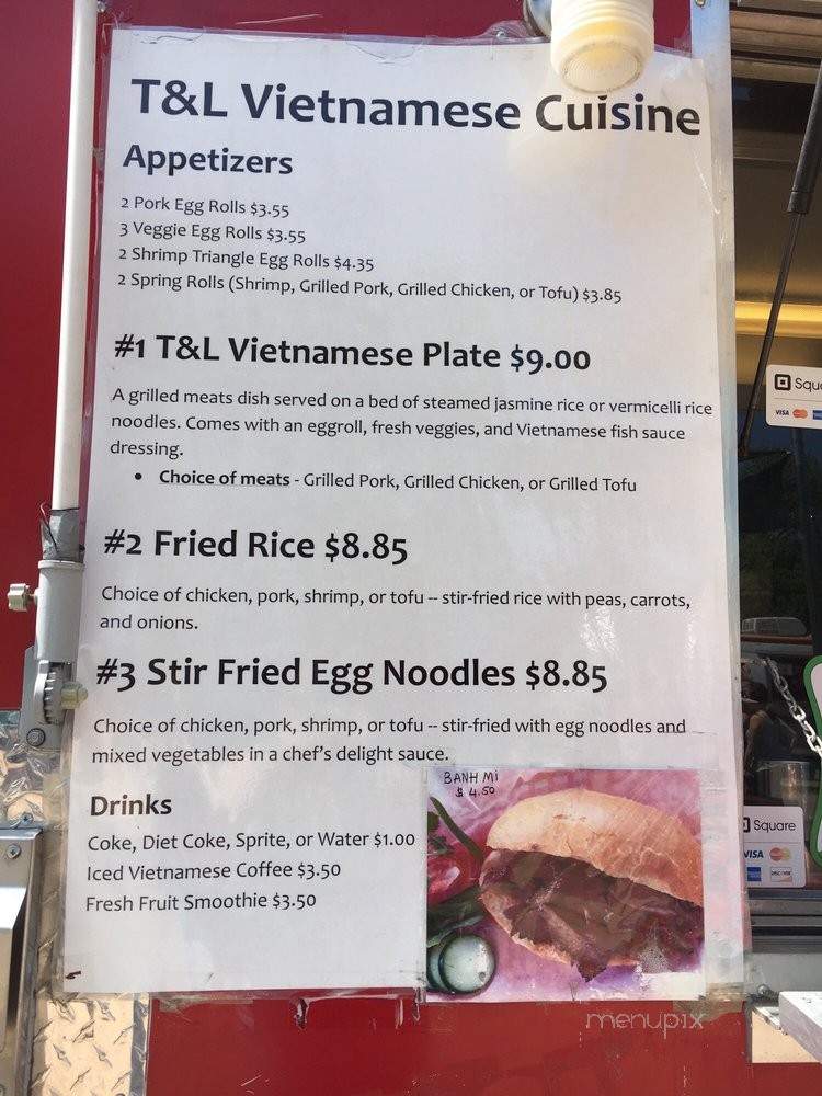 T&L Vietnamese Cuisine - Austin, TX menu_pic