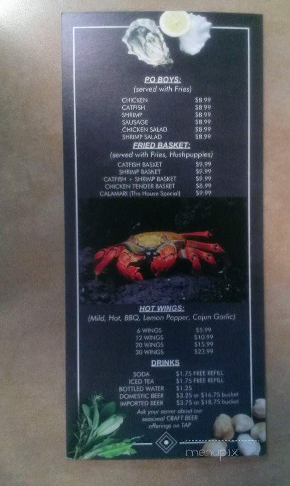 The Big Crabs - Hurst, TX menu_pic