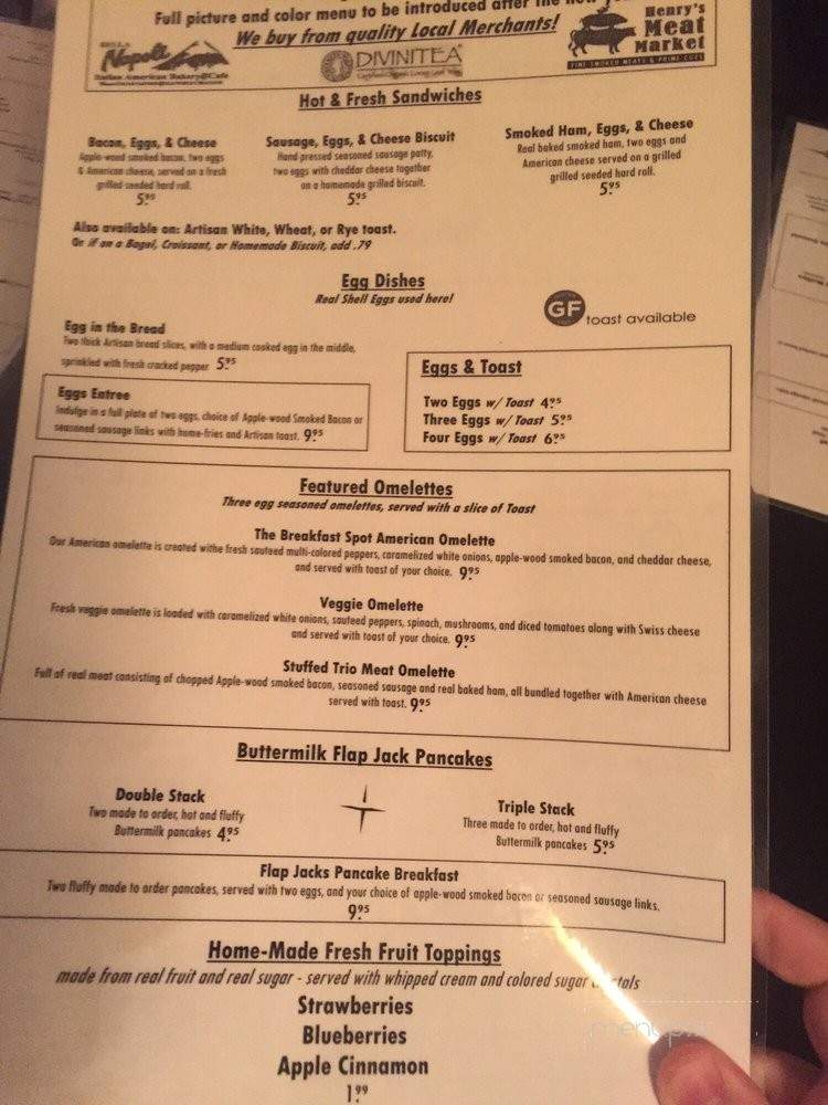 The Breakfast Spot - Cohoes, NY menu_pic