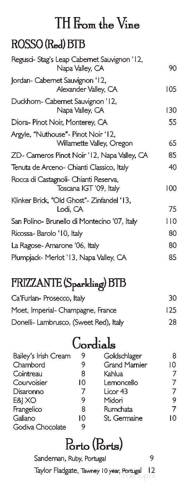 The Tomato House Restaurant - Senoia, GA menu_pic