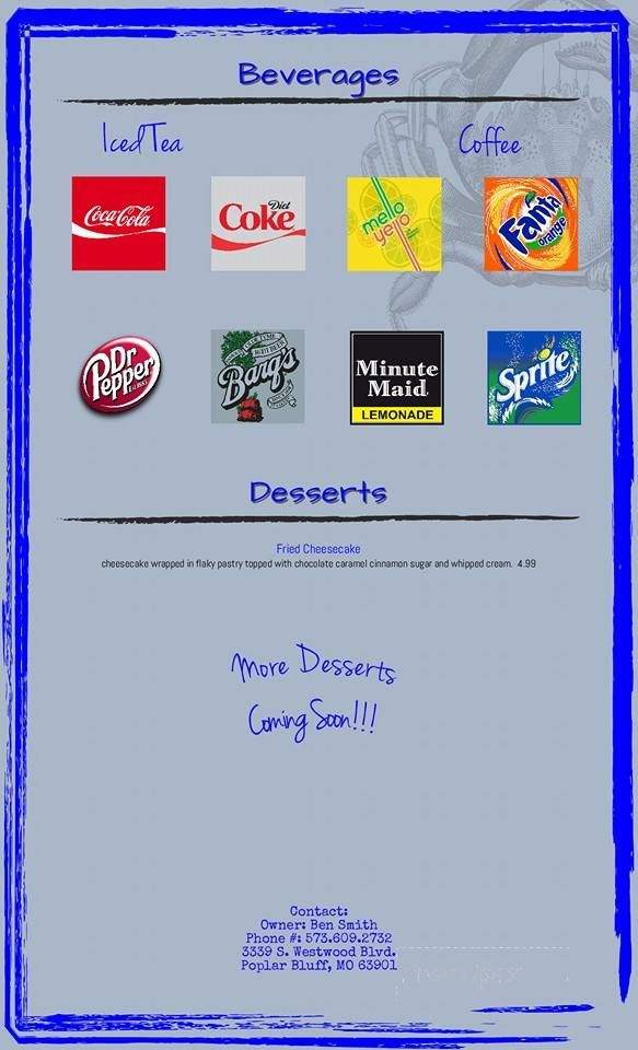 Wally's - Poplar Bluff, MO menu_pic