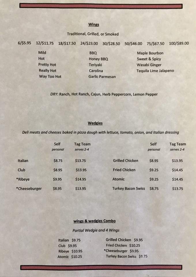 Wings & Wedgies - Seneca, SC menu_pic