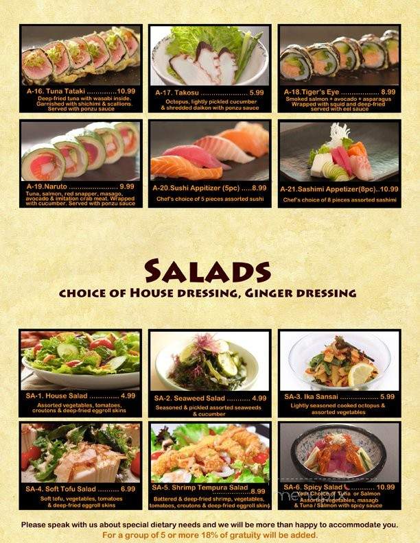 Yummy Time - West Lafayette, IN menu_pic